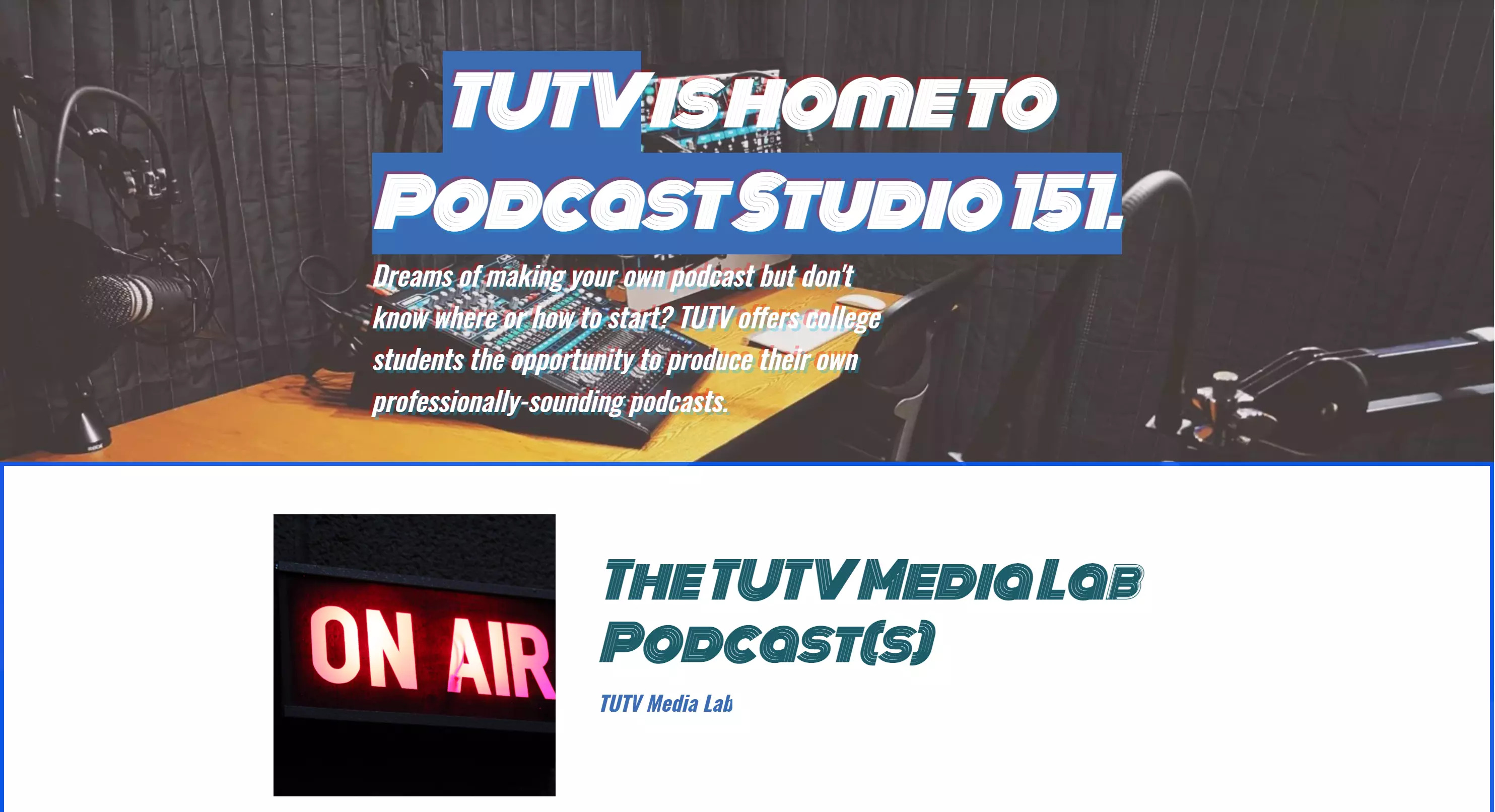 Old Audio page